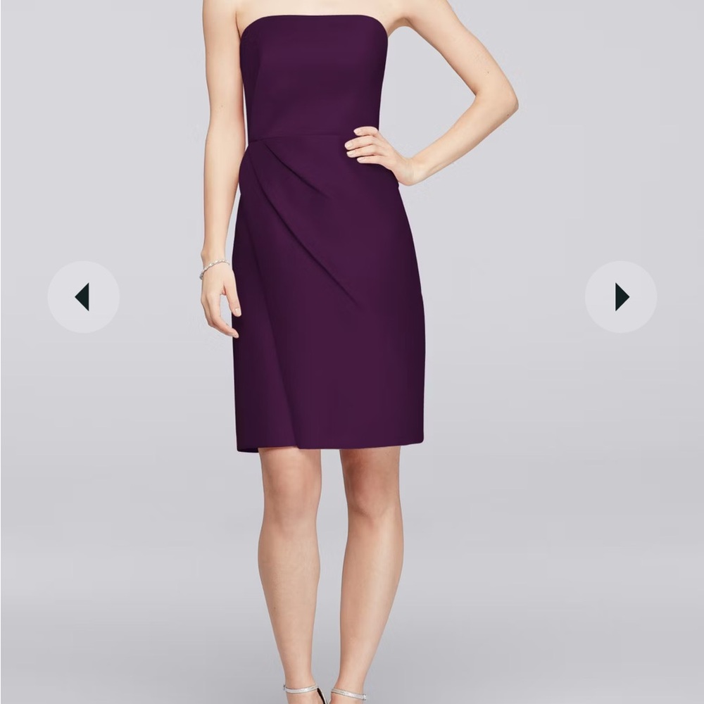 NWT David’s Bridal Strapless Mikado Dress Size 20